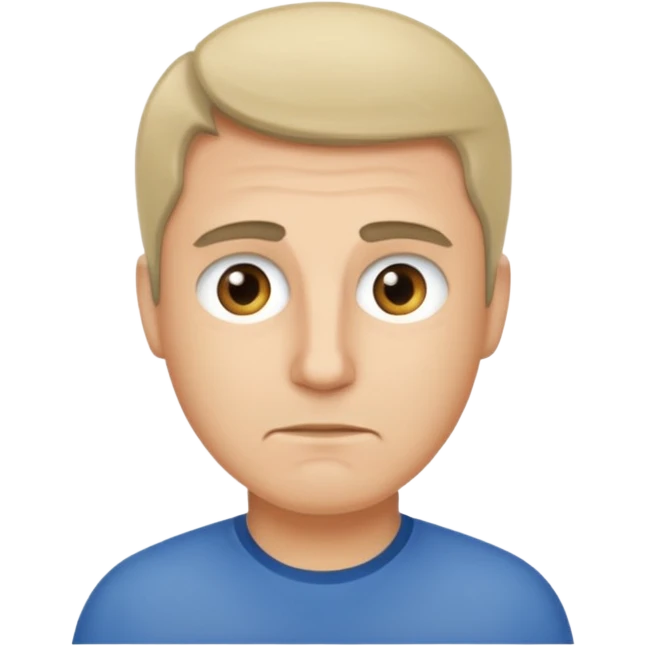 Guy saying 67 emoji