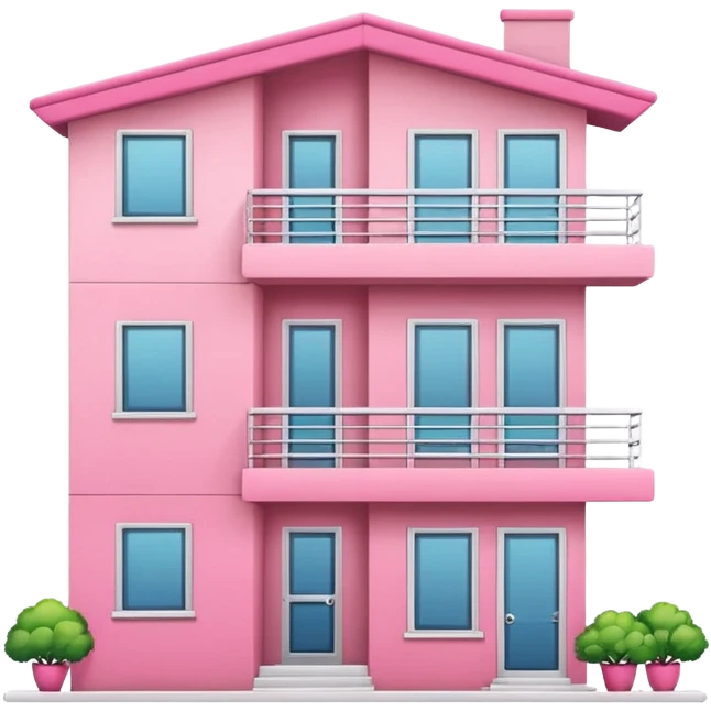 Pink appartement  emoji