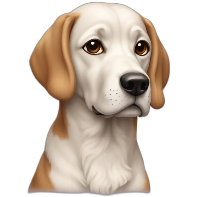 Lévrier anglais chien emoji