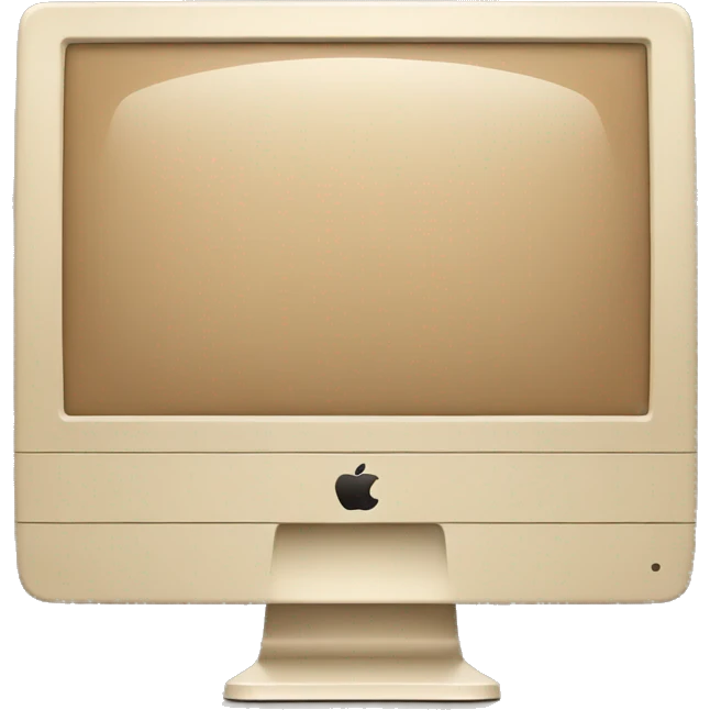 beige imac emoji