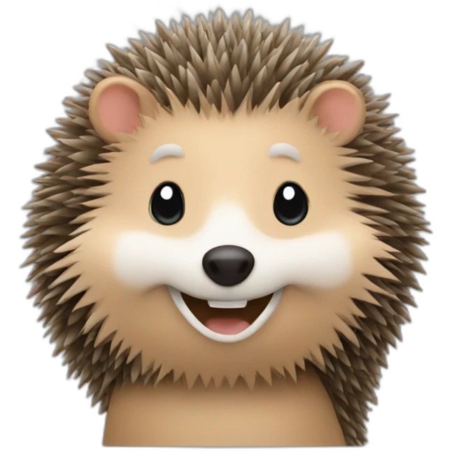 hedgehog teacher emoji