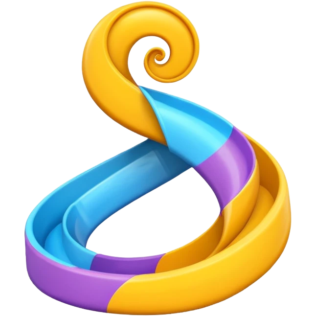 swirly slide emoji