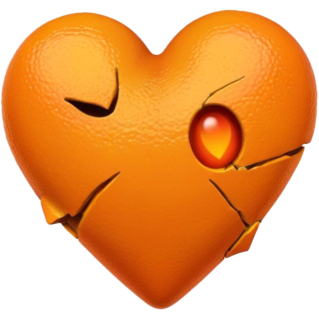 Make this emoji 💔 orange  emoji