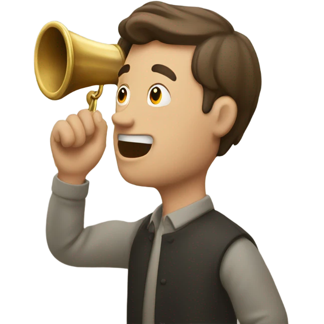 Man ringing a bell  emoji