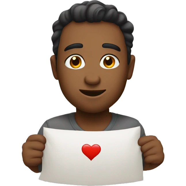 hart love message  emoji
