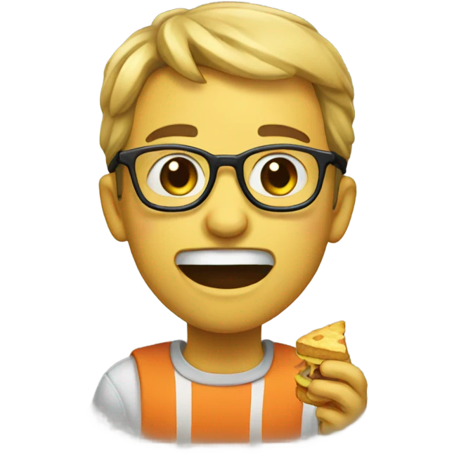 Munching emoji