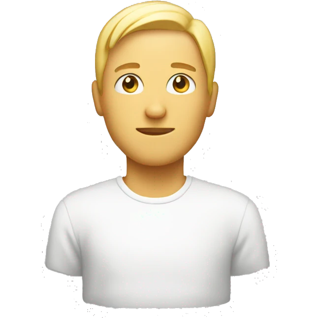 white user icon with transparent background emoji