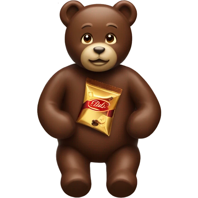 Lindt teddy chocolate  emoji
