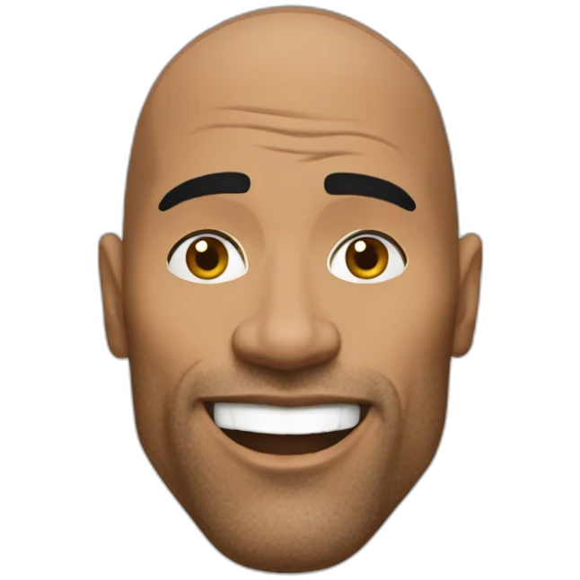 The Rock emoji