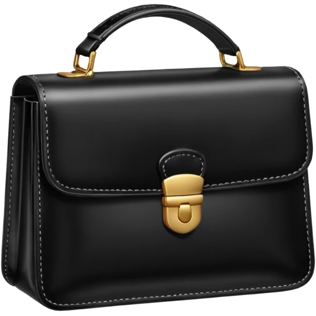 👜🖤 emoji