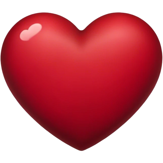 Dark red heart  emoji