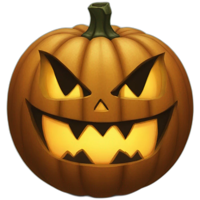scary pùmpkin emoji