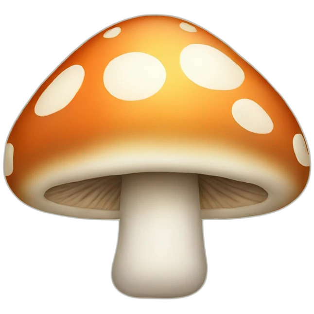 a mushroom emoji
