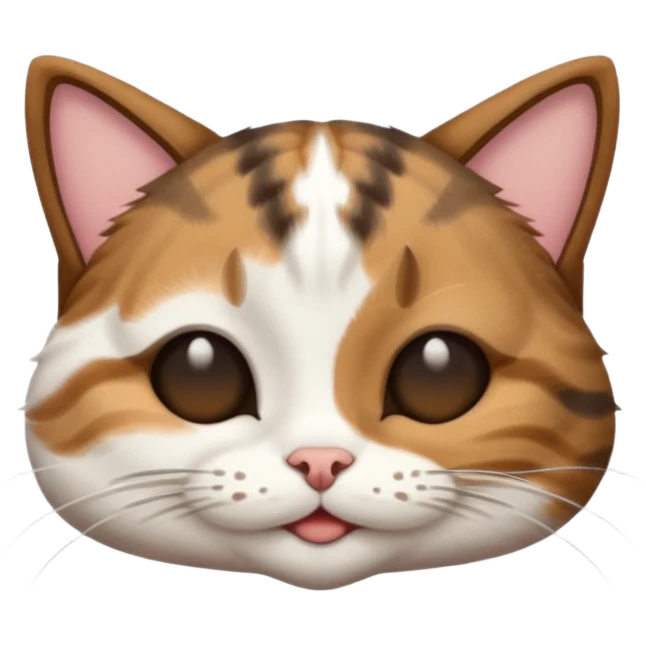 dark brown tabby and white cat in funny positions upside down with eyes closed emoji