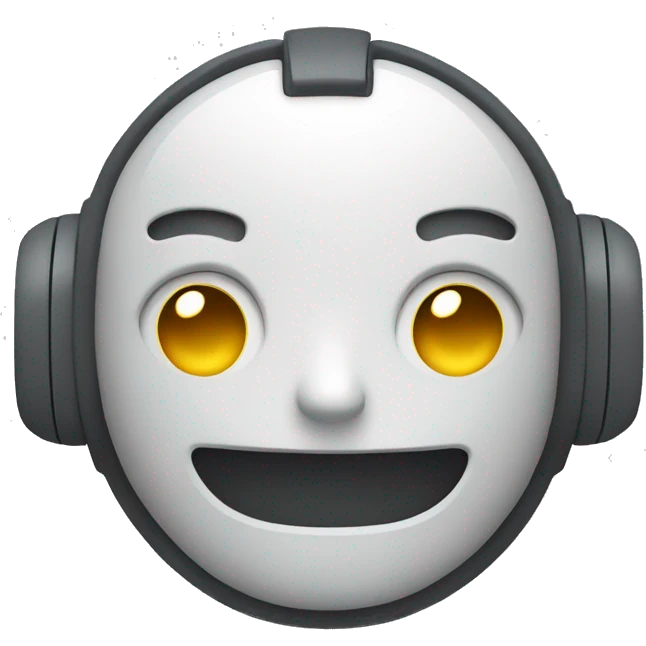 AI chat bot symbol emoji