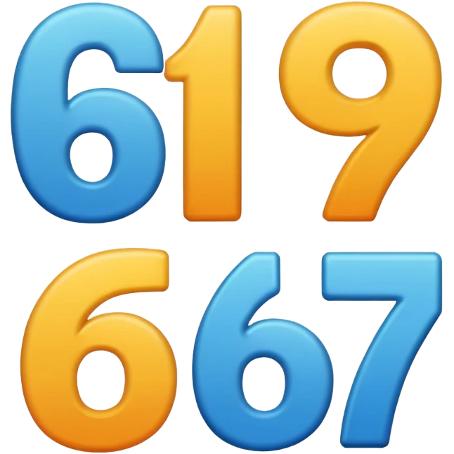 6 7 emoji