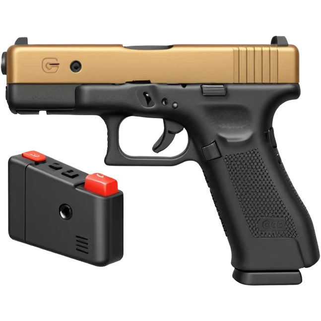glock 19x with switch emoji