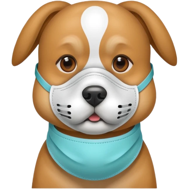 dog Wearing Medical Mask emoji