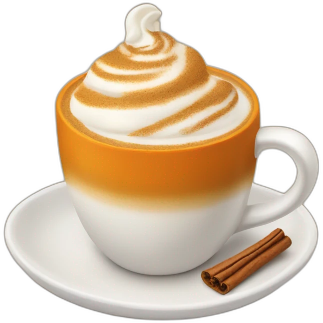 pumpkin spice latte emoji