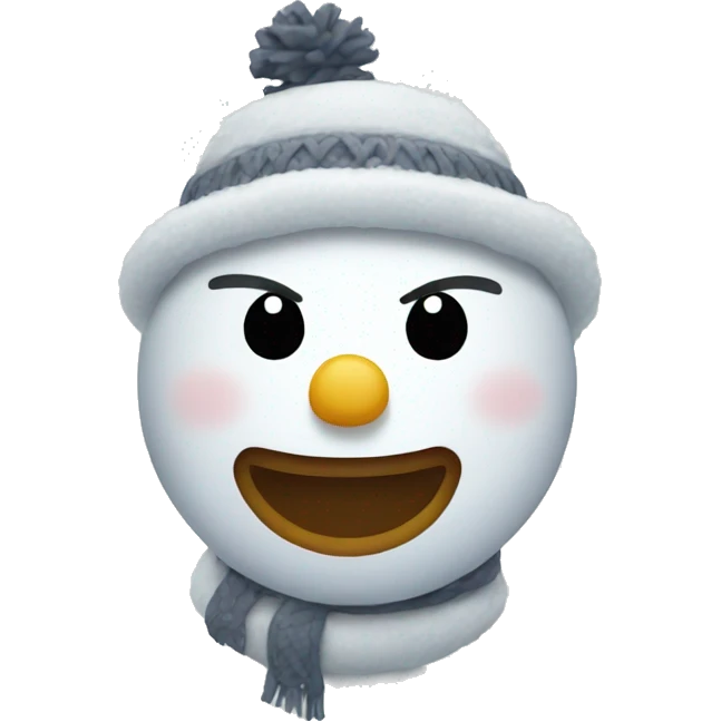 snow man emoji
