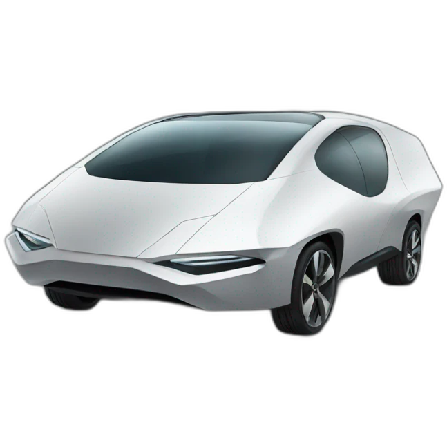 Futuristic car emoji
