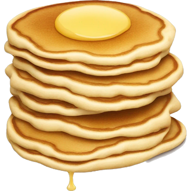 ultra thin pancake emoji