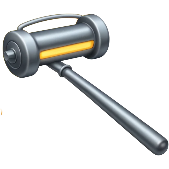 hot metal rod, iron,  emoji