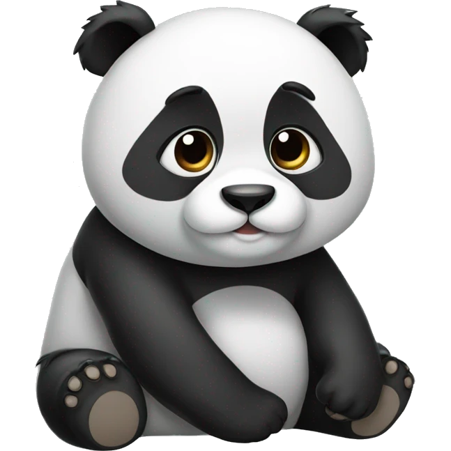 Cute panda emoji