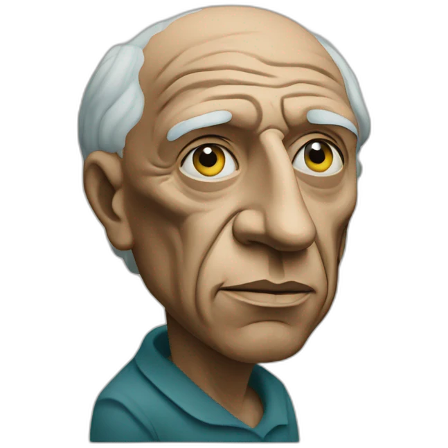 Pablo picasso qui peint emoji