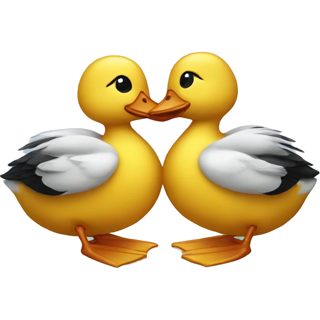 Duck kisses emoji