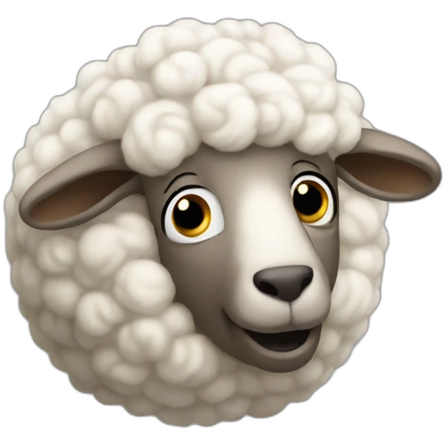 Sheep vomit emoji