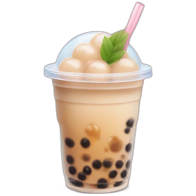 bubble tea date emoji