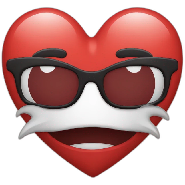 Coeur qui a écrit je t'aime emoji | AI Emoji Generator