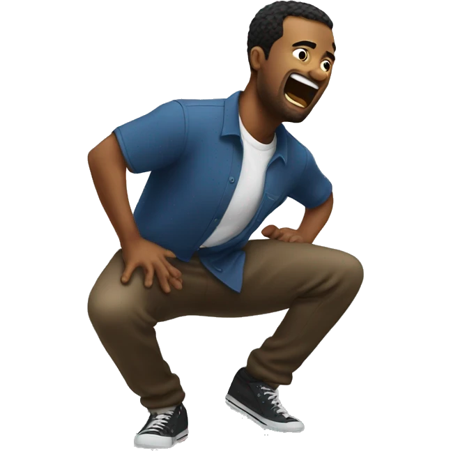 Man twerk emoji
