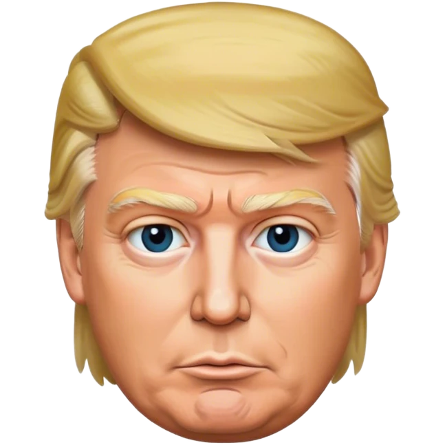 photorealistic Donald trump emoji
