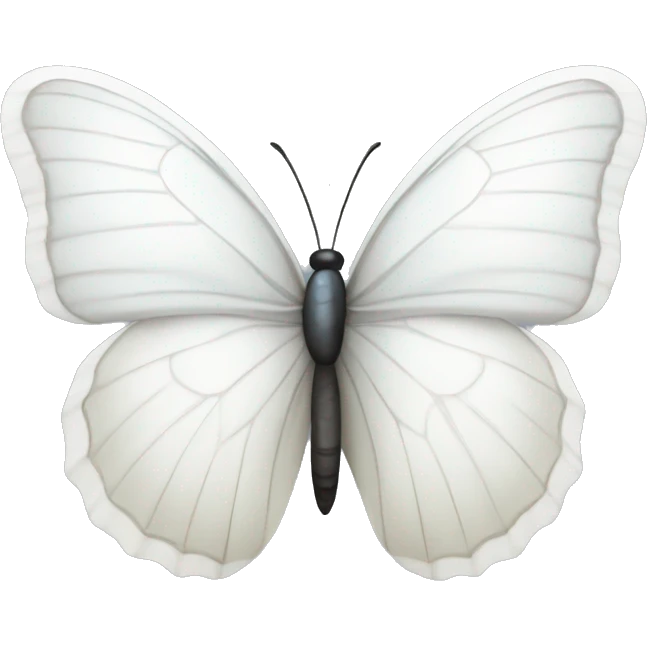 White butterfly emoji