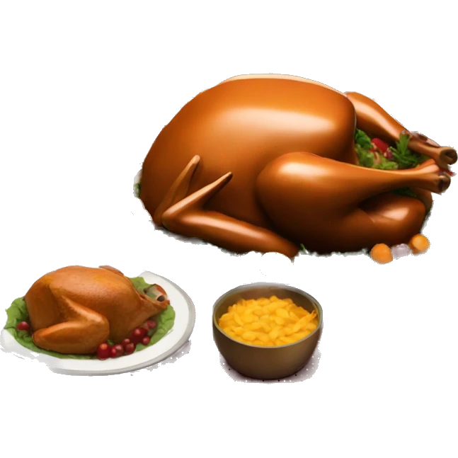 Thanksgiving dinner  emoji