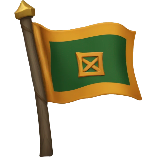 Flag for a village of dwarves  emoji