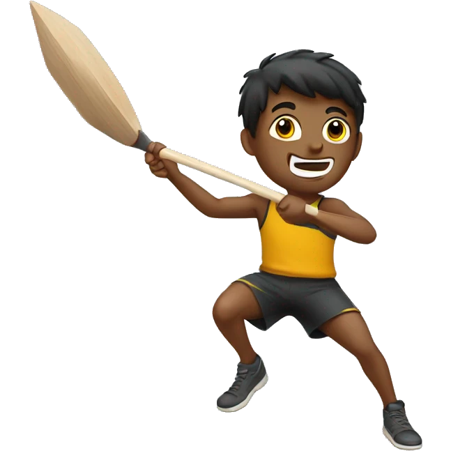 a boy throwing javelin emoji