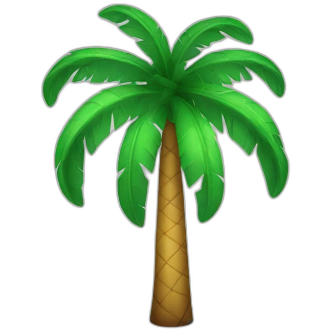 palm tree prohibited emoji