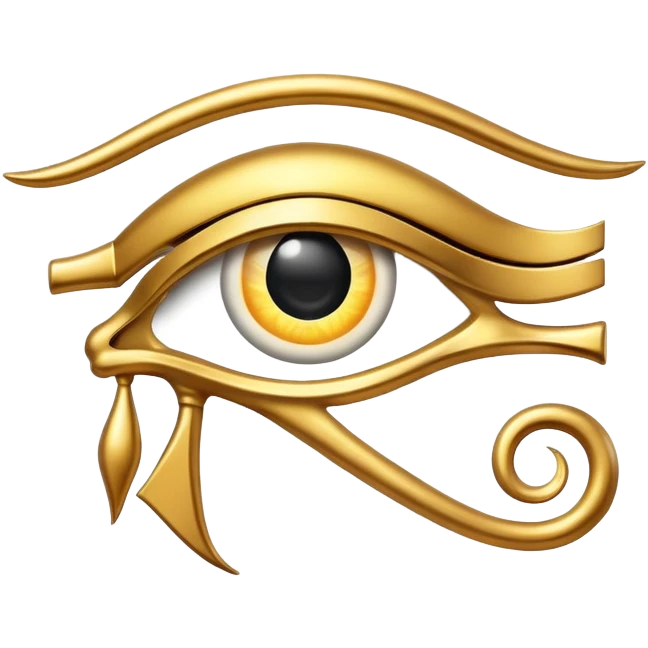 Eye of ra in heaven emoji