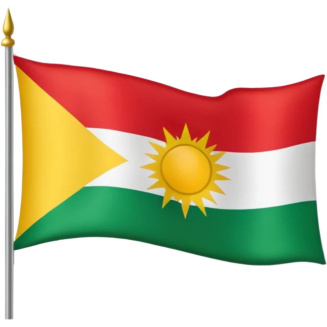 Kurdistan flag emoji emoji