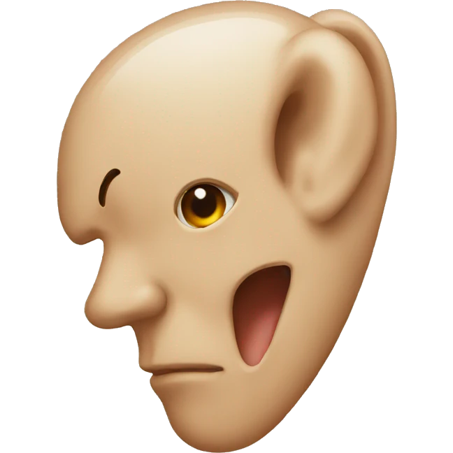 ear weird emoji