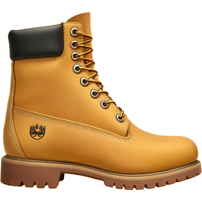 Сделай пару ботинок Timberland в классической расцветке emoji