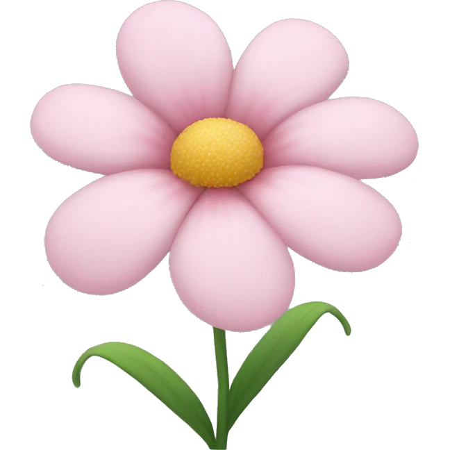 soft pink flower emoji