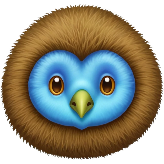 blue kiwi emoji
