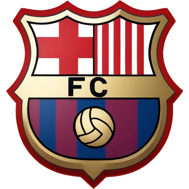 Fc Barcelona logo emoji