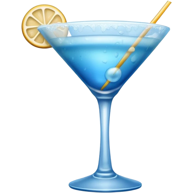 blue martini  emoji