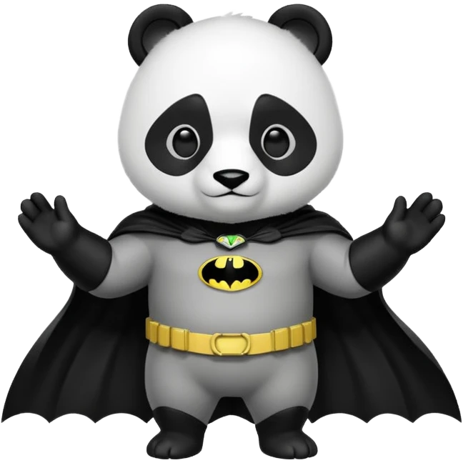 Batman panda  emoji