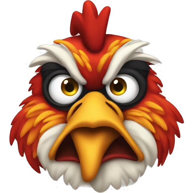 rooster clown emoji